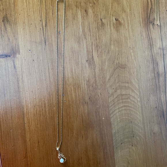 Gold and pearl necklace - Picture 2 of 4